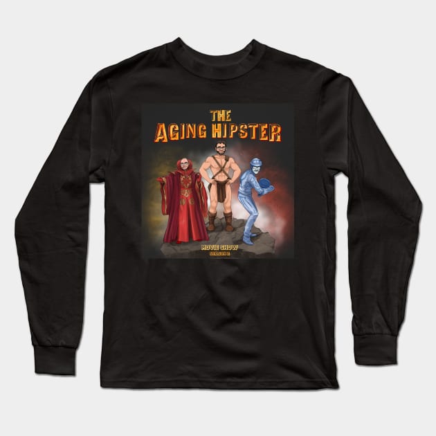 The Aging Hipster Movie Show Season 2 Long Sleeve T-Shirt by Aginghipster